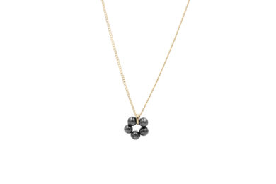 Bloom Necklace Black