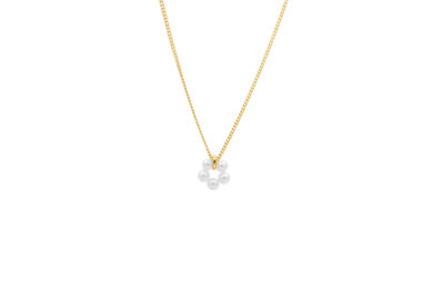 Bloom-N-White Bloom Necklace White