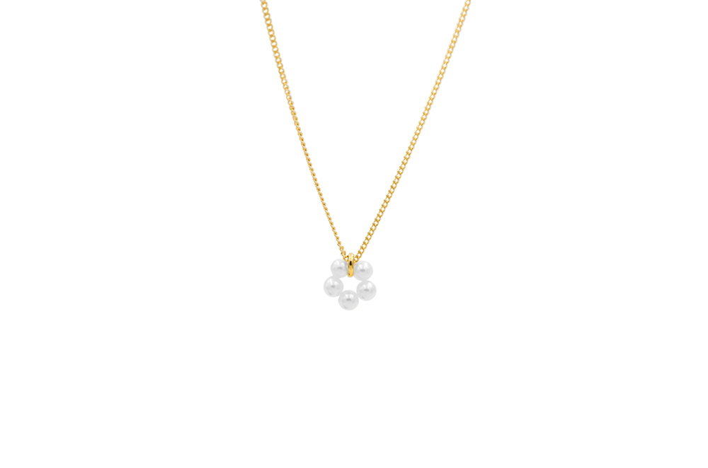Bloom Necklace White