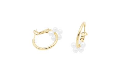 Bloom Earrings White