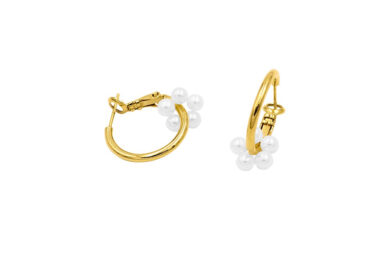 Bloom-Pearl-EA-Gold Bloom Earrings Pearl Gold