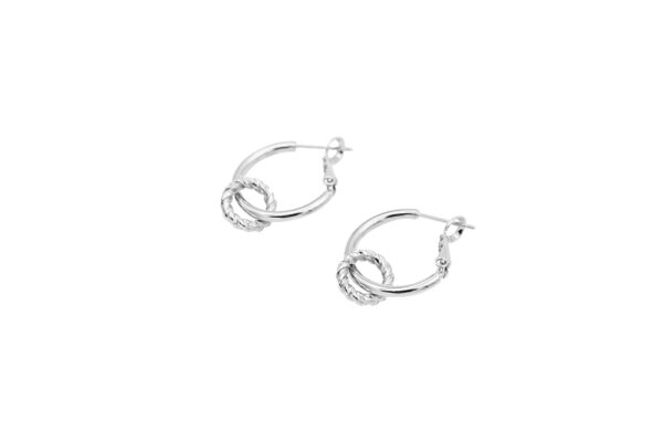 Pendientes Crown Plata