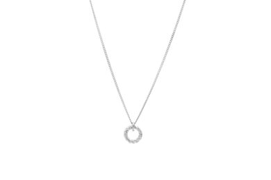 Crown Necklace Silver