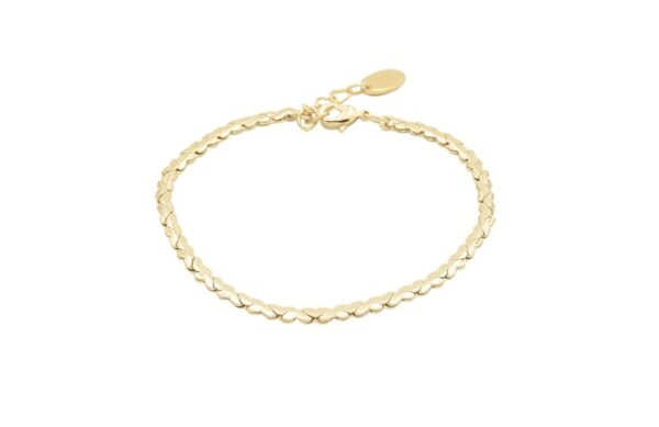 Hearts Armband Gold