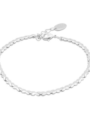 Hearts Bracelet Silver