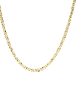 Hearts Necklace Gold