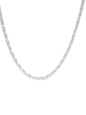 Hearts Necklace Silver