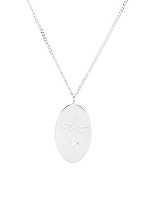 Kiss Necklace Silver