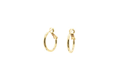 Pendientes de Aro Sleek Oro Pequeños