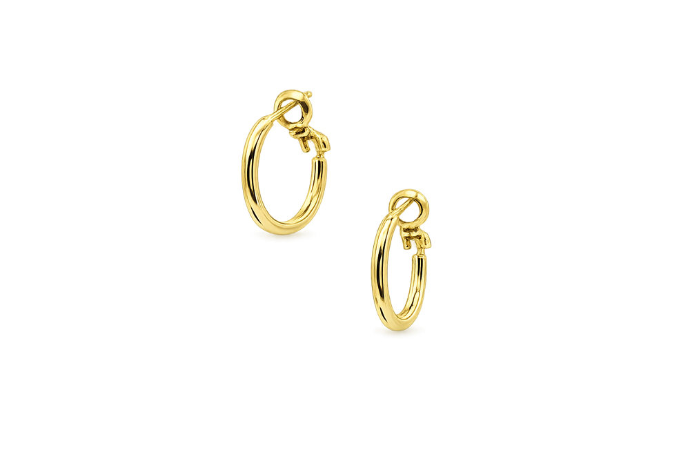 Sleek Small Earrings Gold