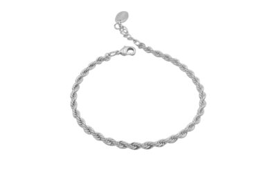 Twister-BR-Silver Twister Bracelet Silver