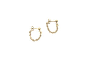 Twister Ohrringe Gold