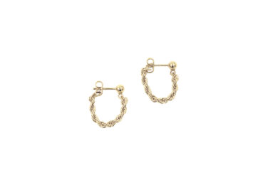 Twister Earrings Gold