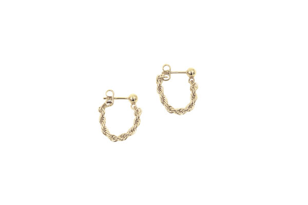Twister Ohrringe Gold