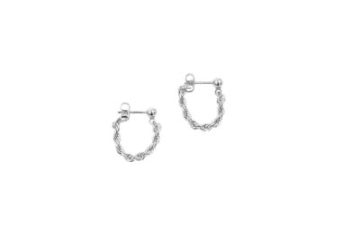 Twister Earrings Silver
