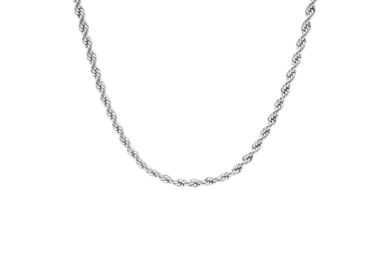 Twister Necklace Silver