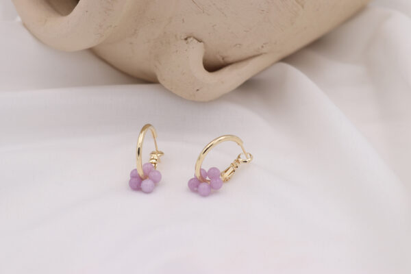 Bloom Ohrringe Lavendel