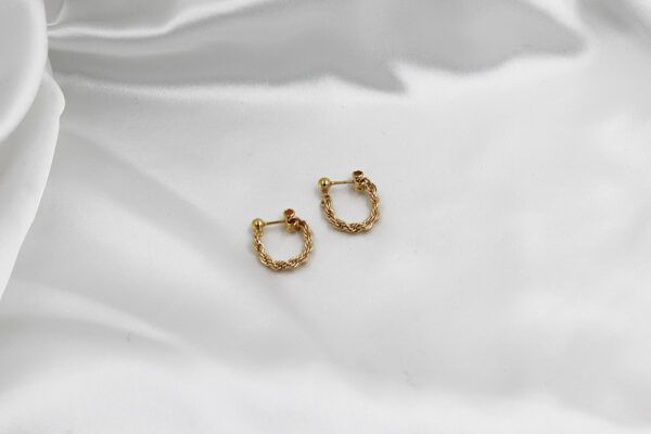 Twister Ohrringe Gold