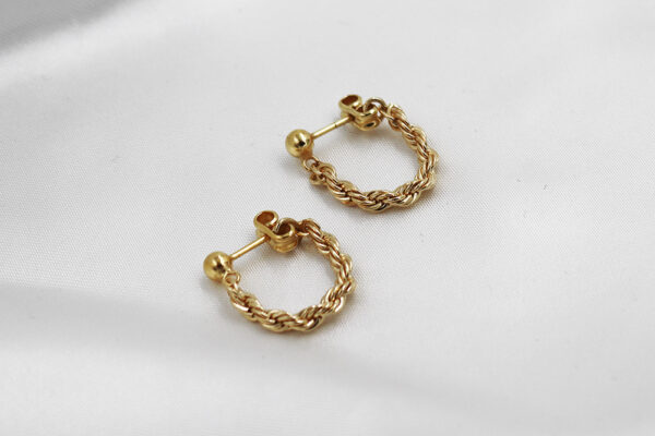 Twister Ohrringe Gold