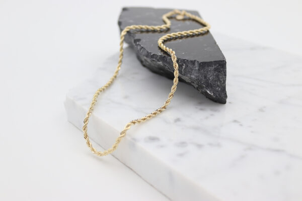 Twister Necklace Gold