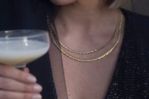 viper and hearts necklaces modelo nighty