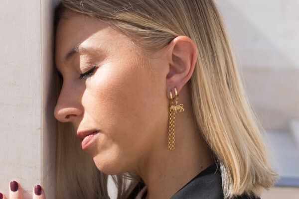 Rolo Earrings Gold