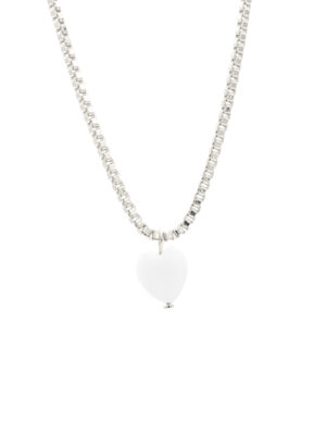 Herz Necklace Silver