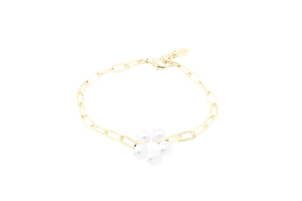 Bloom Big Armband Weiss