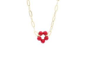 Collar Bloom Big Rojo