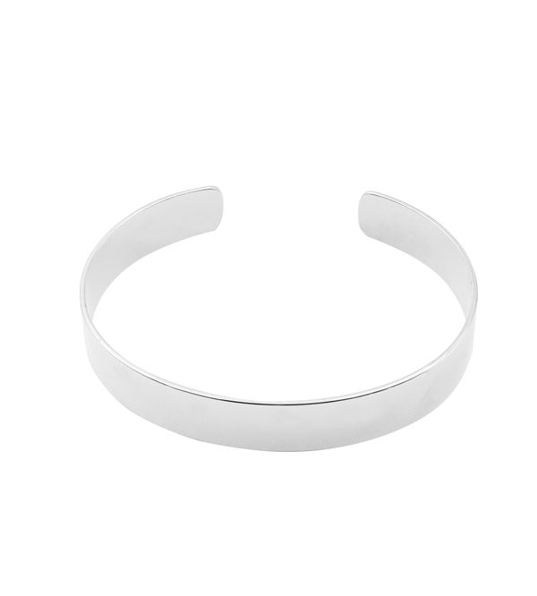 Smooth Bracelet Silver Minimalist Bangle