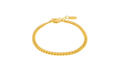 Curb-BR-Gold Curb Bracelet Gold