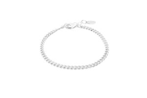 Curb Armband Silber