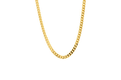 Curb-N-Gold Curb Necklace Gold