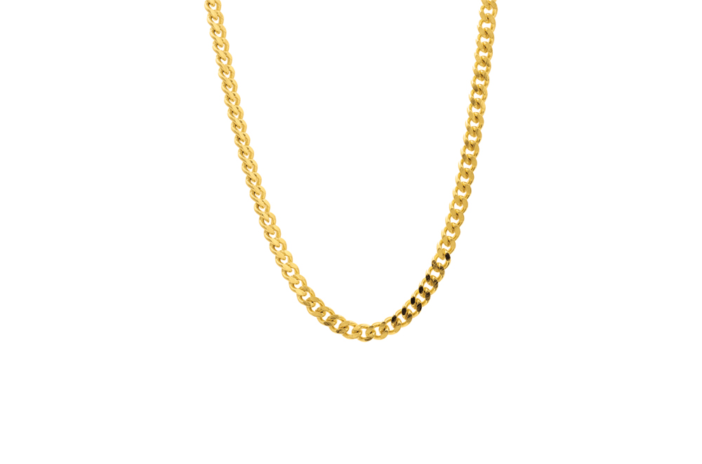 Curb Necklace Gold