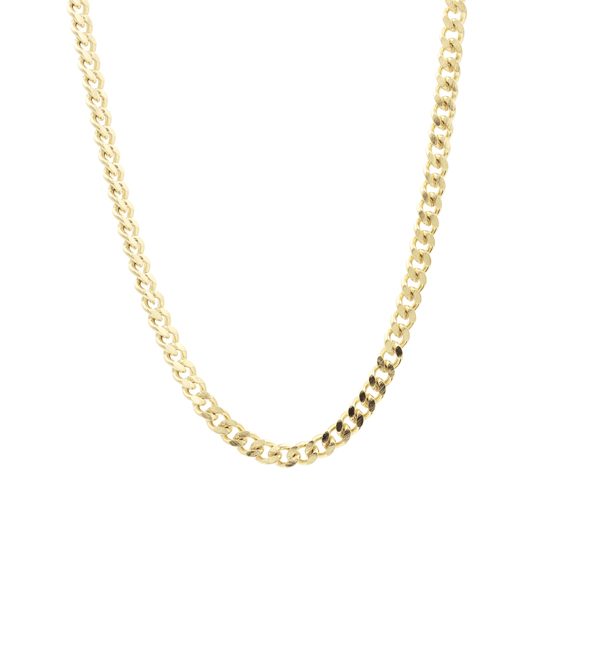 Curb Necklace Gold