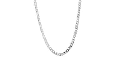 Curb Necklace Silver