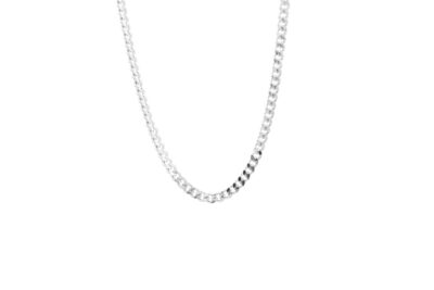 Curb Necklace Silver