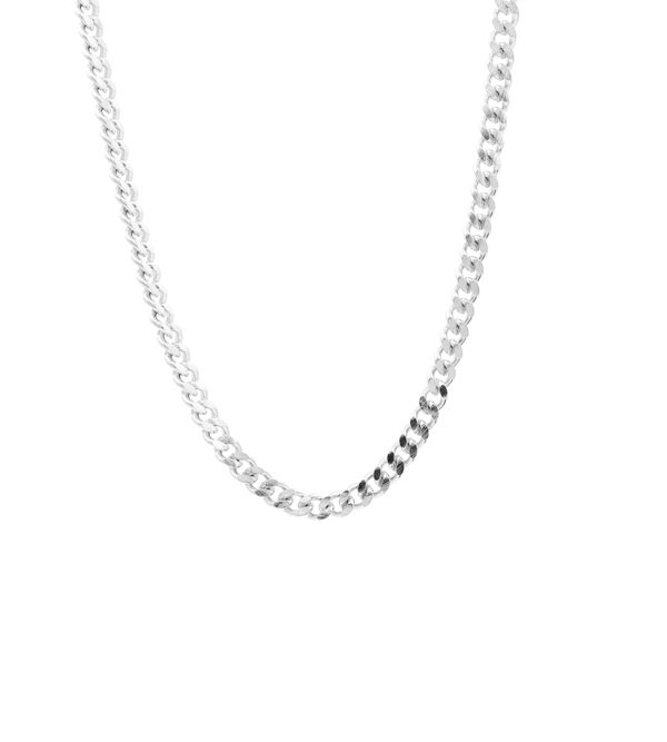 Curb Necklace Silver