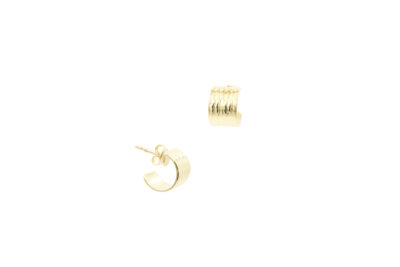 Reptile Earrings Gold