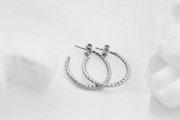 Twirl Ohrringe Silber