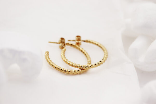 Twirl Ohrringe Gold