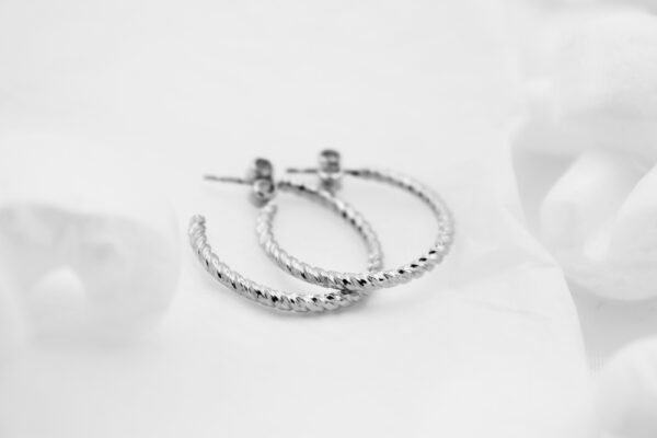 Twirl Ohrringe Silber