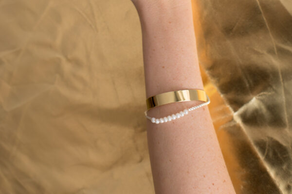 Gul Armband Silber