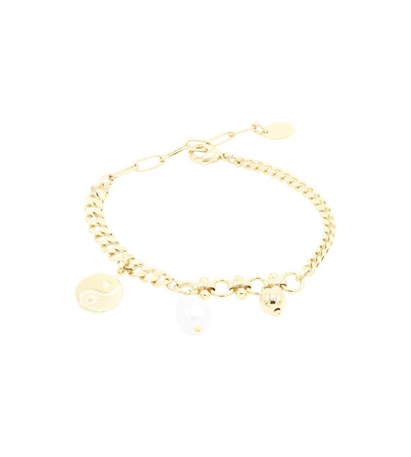 Meng Charms Bracelet Gold
