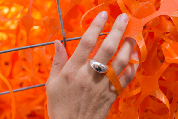 Hare Ring Big Silver