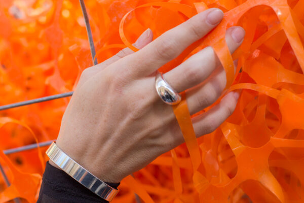 Hare Ring Big Silver