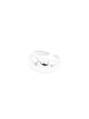 Hare Ring Big Silber