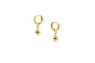 Bubbles-EA-Gold Bubbles Earrings Gold
