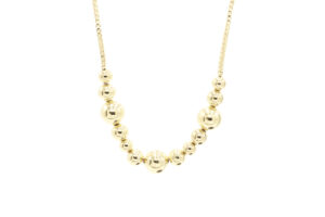 Bubbles Necklace Gold