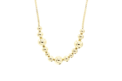 Bubbles Necklace Gold